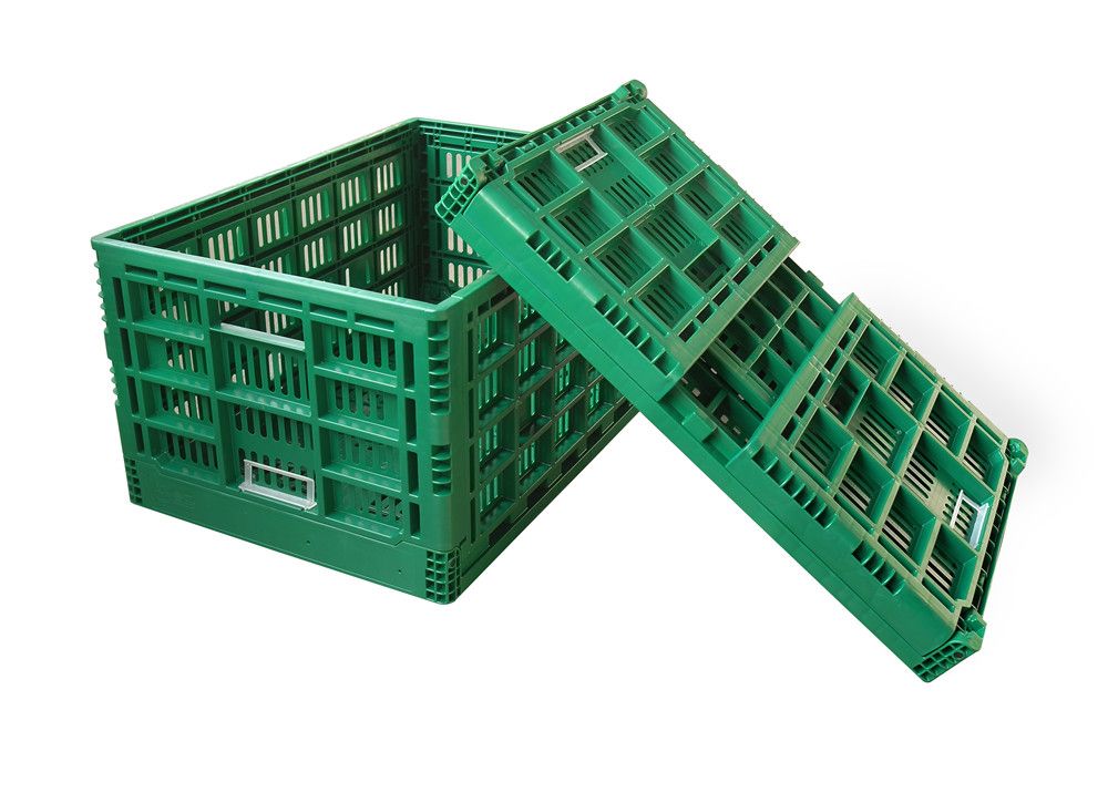 Folding Plastic Storage Crates – Mount-It!